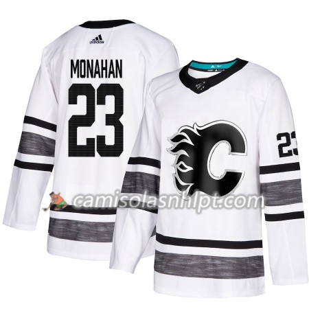 Camisola Calgary Flames Sean Monahan 23 2019 All-Star Adidas Branco Authentic - Homem
